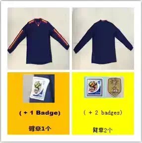 thumbnail for S.pai  2010 away  retro long sleeve jerseys 【ID：2201038】