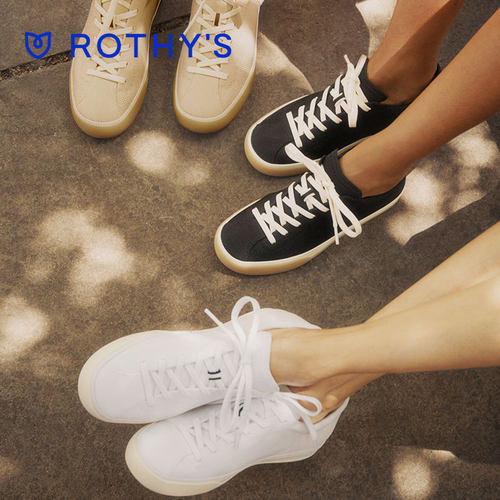 速发ROTHYS 2024新款舒适时尚系带休小鞋 板鞋闲白鞋 色多可选