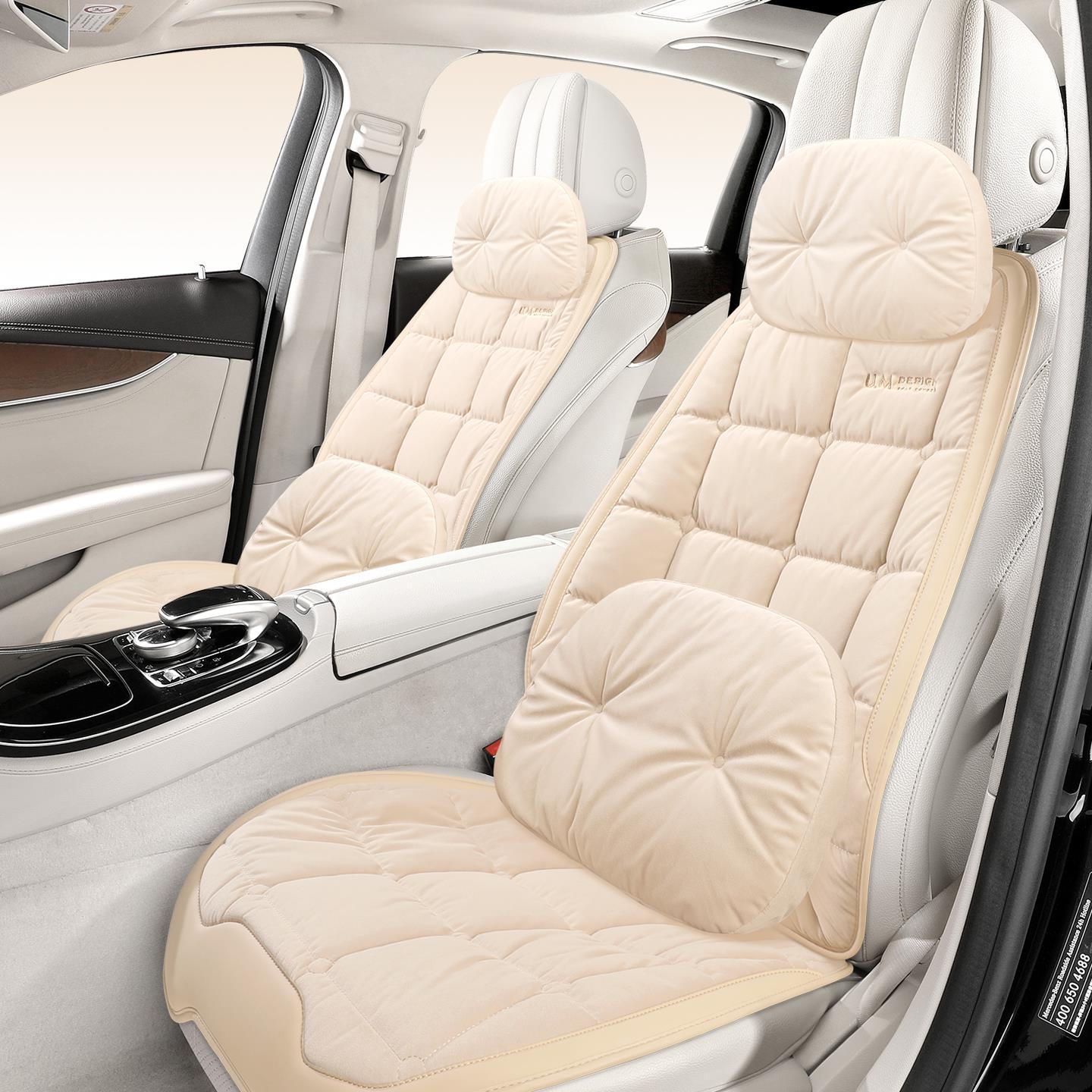 新款汽车坐垫毛绒冬季保暖