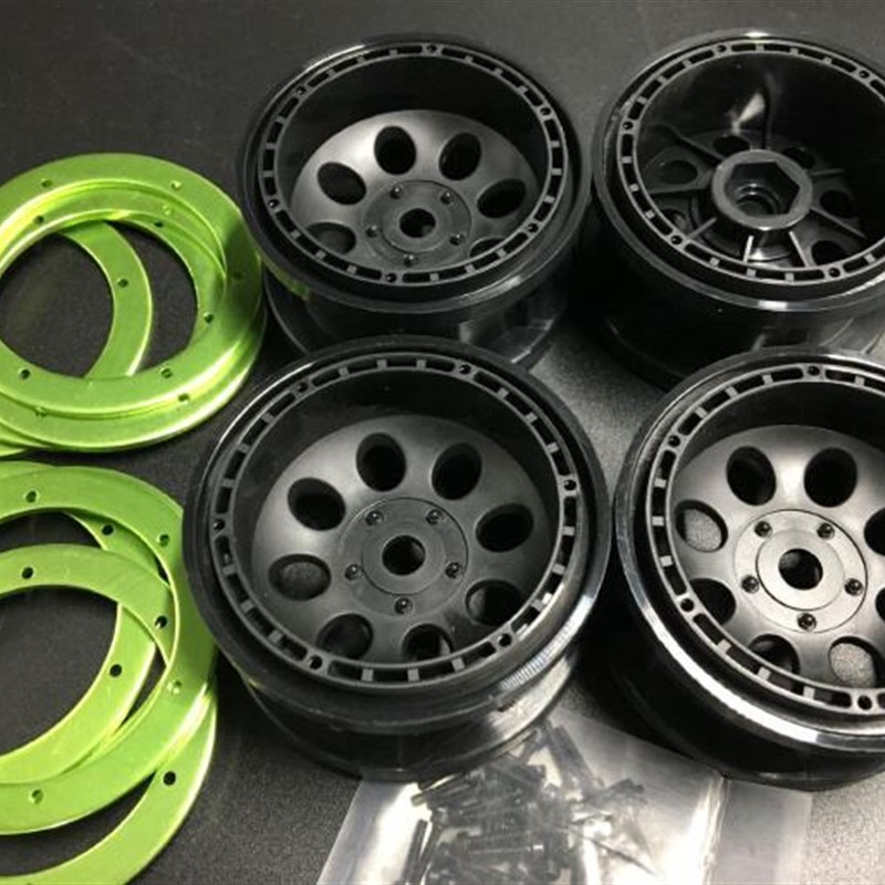 2.2 轮毂 2.2寸 夹片轮胎轮框 AX10幽灵 攀爬车 Yeti 雪人