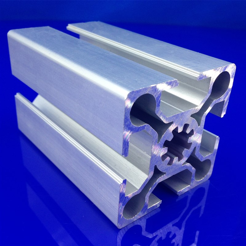 欧标5050F铝型材 50*50W框架设备铝合金型材  50*50方管