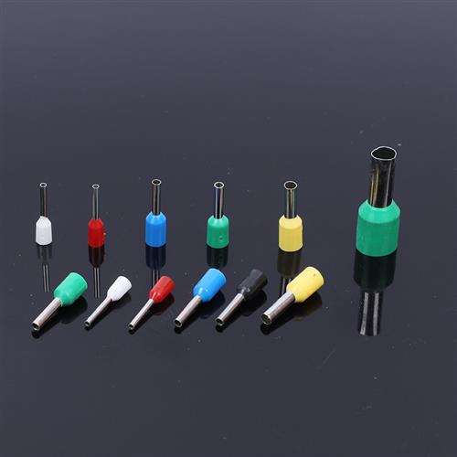 E0510欧式端子冷压小黑夹管型端子接线端子铜接线端子VE0510针型