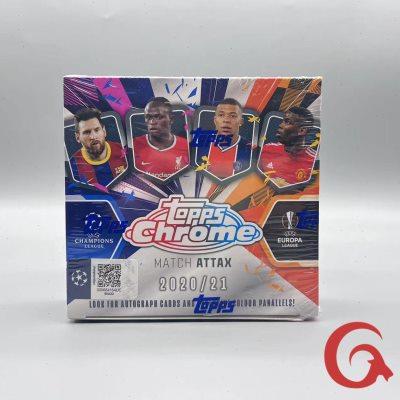 2020-21 Topps 欧冠 欧联 Chrome Match Attax 游戏版 足球盒卡