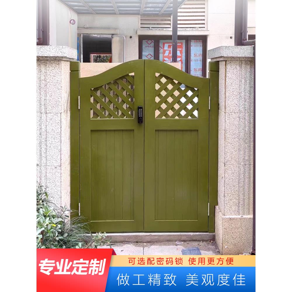 防腐木门庭院木栅栏门花园门小门篱笆门半腰门户外围栏室内院子门