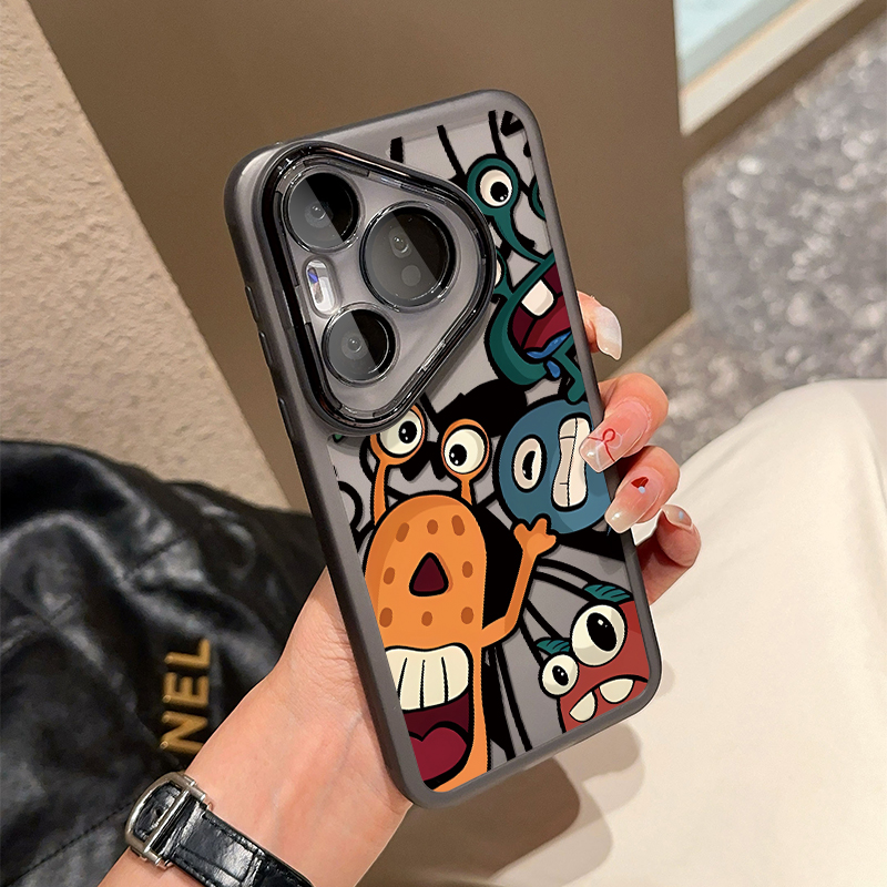 适用于华为pura70手机壳pura80pro新款p80pro+卡通p60带镜头膜ultra软硅胶50透明nova14全包防摔mate60超薄壳