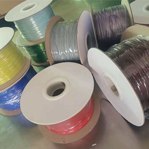 彩色扎丝自动扎线机专用扎线pe铁丝扎带椭圆扎丝足数1000米/卷