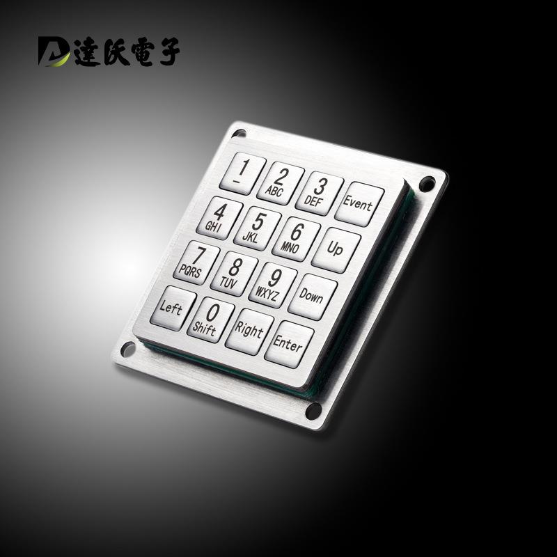 达沃D-8291工控设备4*4矩正电路小键盘应用于访客机门禁机