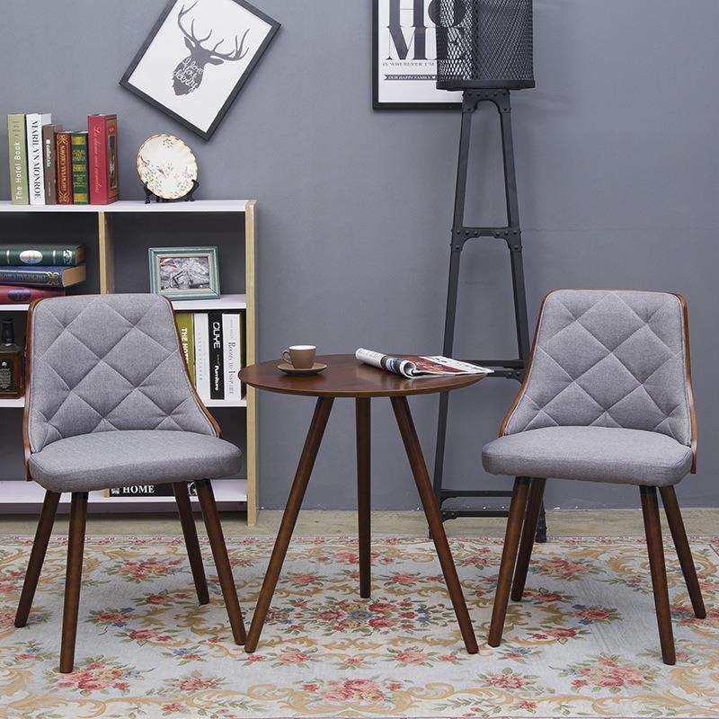 实木阳台桌椅茶几组合休闲椅卧室椅庭院桌椅餐椅现代简约椅创意