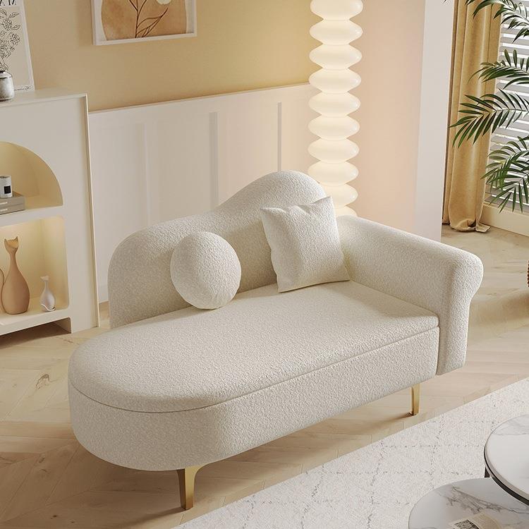 小户型升级可储物贵妃沙发欧式躺椅卧室迷你服装店休息区单人太妃