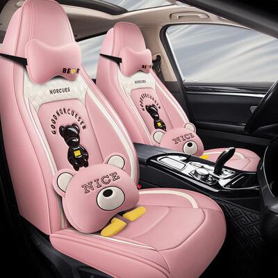 2022年新款熊派全皮连体头版汽车坐垫