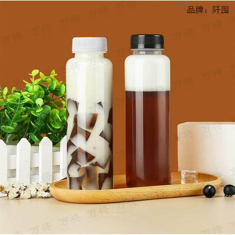 pp耐高温塑料瓶带盖装热饮料奶茶冻果汁豆浆茯苓海底椰秋梨膏瓶子