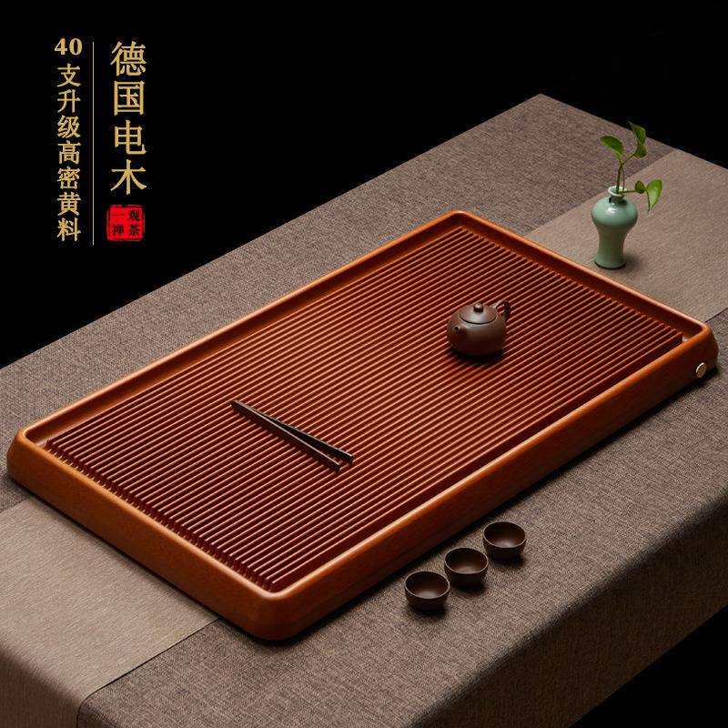 德国黄高端电木茶盘家用简约茶托泡台海功夫大小型号现代轻奢40支