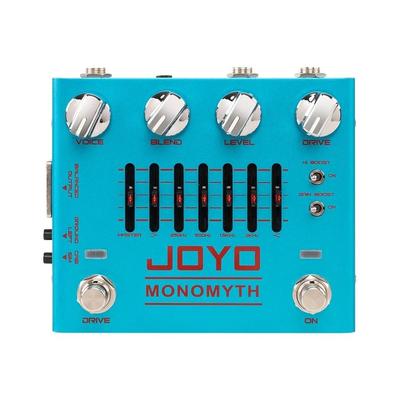 JOYO卓乐R-26电贝斯BASS双通道前级均衡DI箱模双钉单块效果器过载