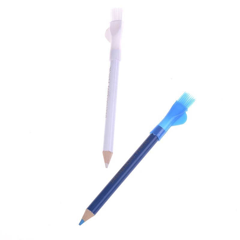新品2Pcs Tailors Marking Chalk Pen Pencil For Sewing Fabric