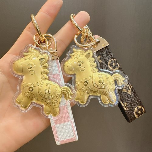 水贝黄金99马上有钱手机链钥匙扣