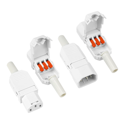 螺丝端子压线品字电源插头