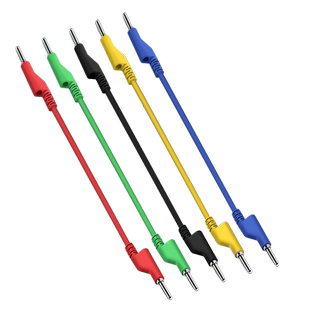 奎神电力 测试线 导线连接线 双头A-A夹线 香蕉插头鳄鱼夹高压