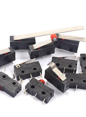 行程限位开关微动开关小直柄三脚5A250V触点按键按钮KW11-3Z KW12
