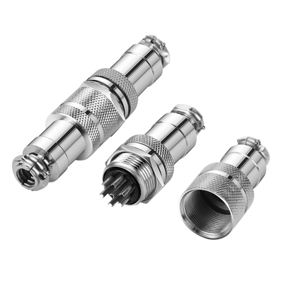 gx12航空插头插座对接式