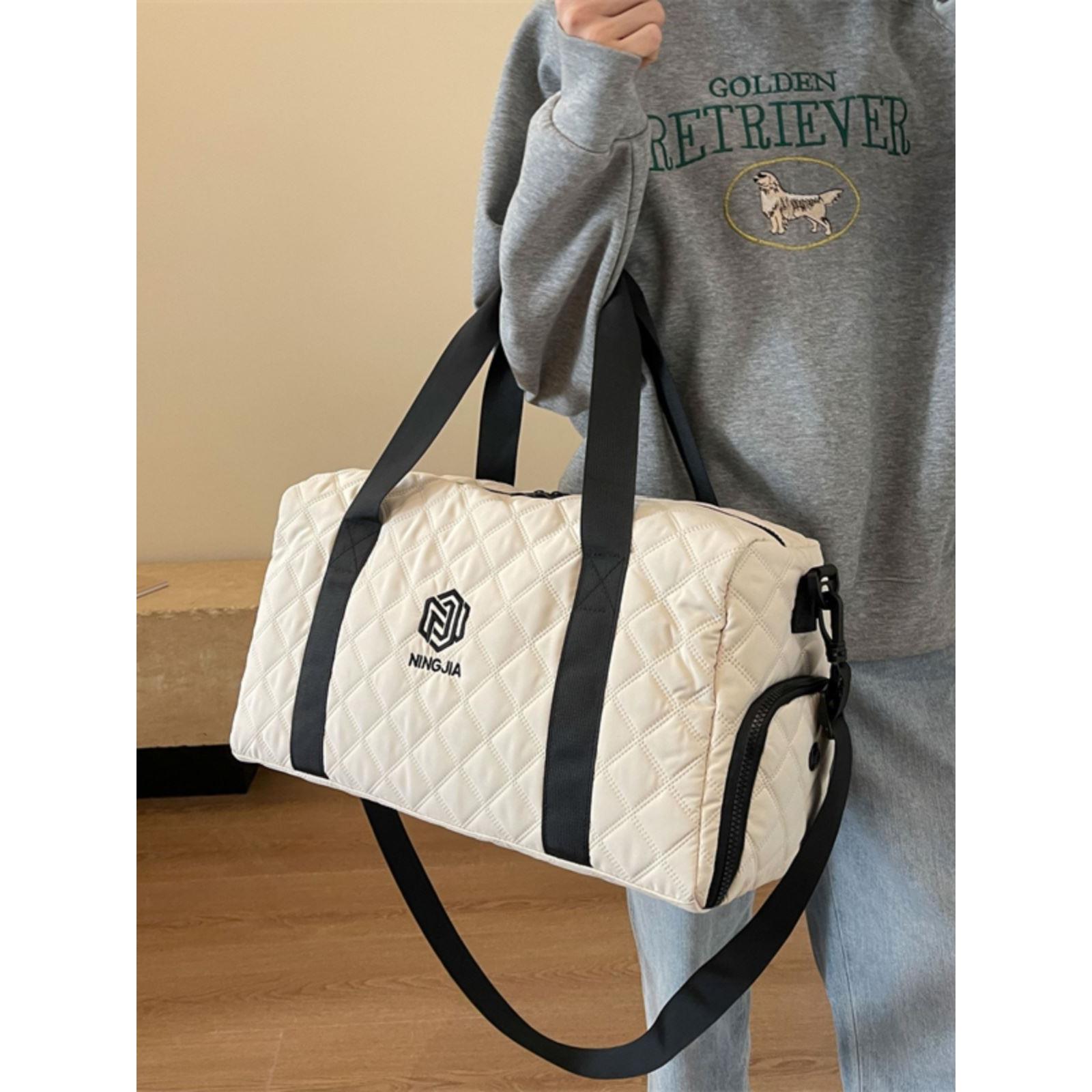 新款短途旅行包女时尚手提包大容量行李包男防水学生出行旅游包包