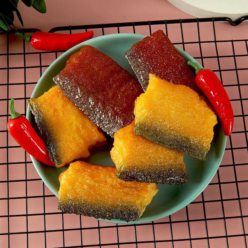 仿真海鲜煎带鱼油炸带鱼冰箱贴创意食玩炸鱼块带鱼段装饰道具摆件