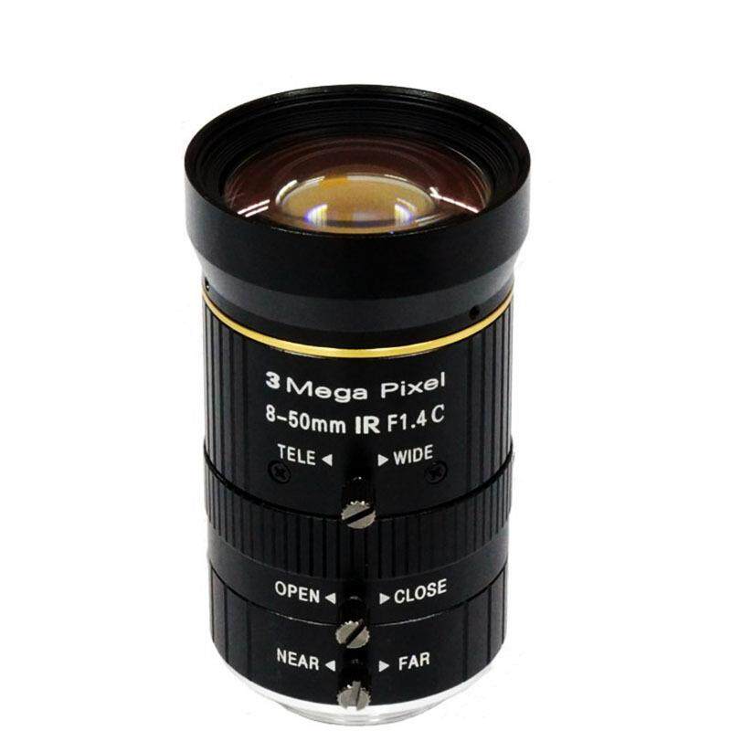 8-50MM 手动 视觉300万像素工业镜头 道路监控 1/2英寸 大靶面 C