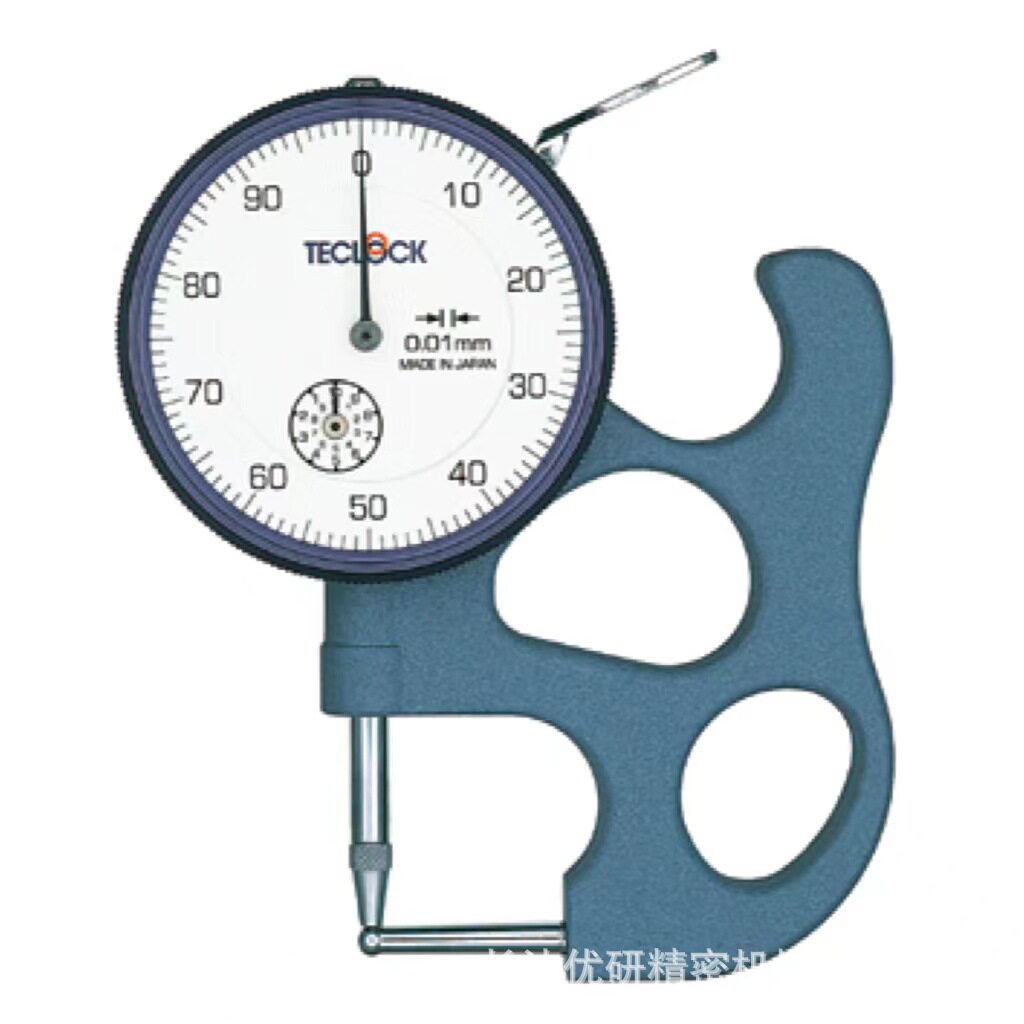 得乐TECLOCK厚度测量表盘式管道壁厚厚度计TPM-116