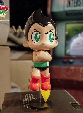 GOHO铁臂阿童木之地球小英雄系列盲盒玩具公仔桌面摆件潮玩礼物