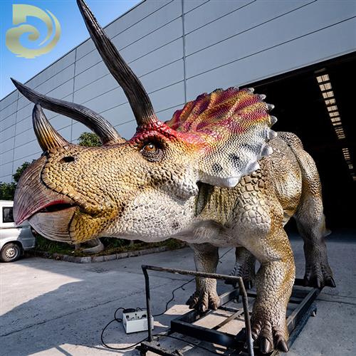 大型仿真恐龙乐园展览景区主题公园户外景观三角龙动态制作厂家