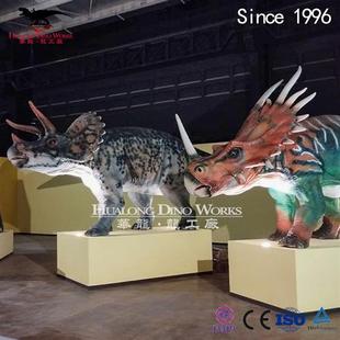 模型摆件恐龙仿真三角龙迅猛龙甲龙恐龙模型制作工厂专业定制
