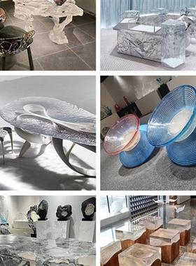 玻璃钢卡通雕塑定制厂家电镀太空人艺术装置大型水滴水花摆件定做