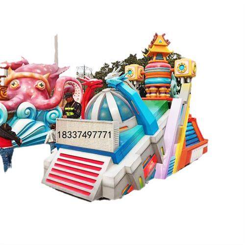 巡游花车电动大型花灯龙头造型龙年灯会灯展春节商业巡游活动庆典