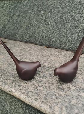 不锈钢精密铸造镜面鸽子小鸟摆件抽象写实动物软装配件艺雕塑