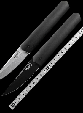 博克联名款铝合金柄户外折刀露营便携EDC水果刀工具刀