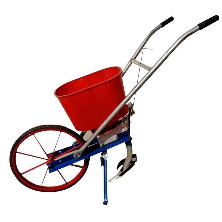 现人力施机 家用果园菜园施肥神 器货肥手推qtx式撒化肥机子