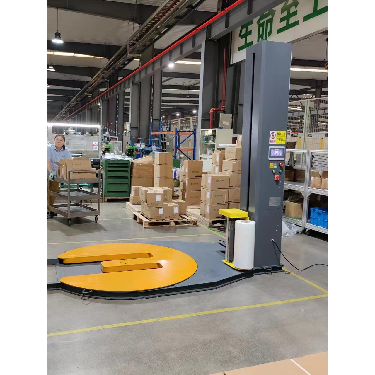全自动缠绕机缠绕膜打包机绕膜机拉伸膜缠绕机薄膜包装机围膜机
