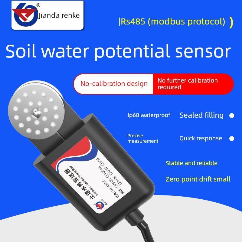 高精度土壤水位传感器485土壤水分强度检测器干灌溉泥沙张力计