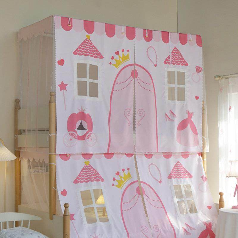 遮光儿童上下床蚊帐 梯形子母床下铺蚊帐 新款双层高低床上铺蚊帐,床上用品,蚊帐,淘宝优惠券,粉丝福利购,淘宝优惠卷