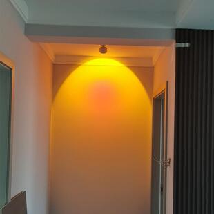 落日灯筒灯日落玄关日不落射灯洗墙灯气氛灯网红壁画夕阳灯背景墙