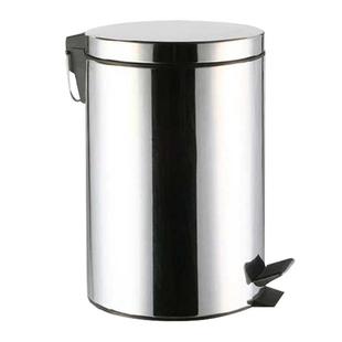 敏胤410不锈钢圆形脚踏式 2012 垃圾桶含内胆L2008