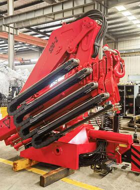 机随车吊10吨平板装货车汽车固定式液压起重液压回SQ10ZA3转改折