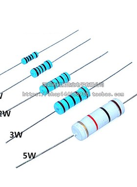 1/2W 1W 2W 3W 5W色环电阻金属膜1% 240K 270K 300K 330K 360K
