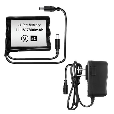 3S锂电池充电器 11.1V 7800mAh 5C大容量机器人智能车专用锂电池