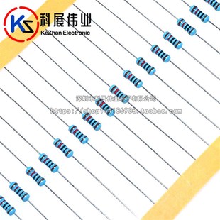 220R 2.2K 精度1% 4W金属膜电阻2.2R 直插 2.2M 22R 220K 22K