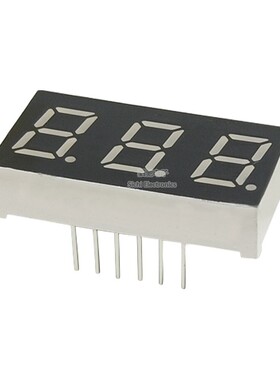 0.4英寸 3位 数码管 共阴/共阳 4031AS/4301BS AH/BH红光高亮
