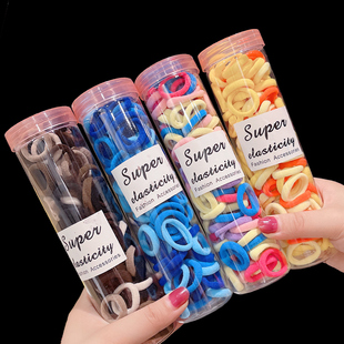 小号儿童发圈扎辫子皮圈无接缝皮筋头绳女孩宝宝小揪揪皮套高弹力