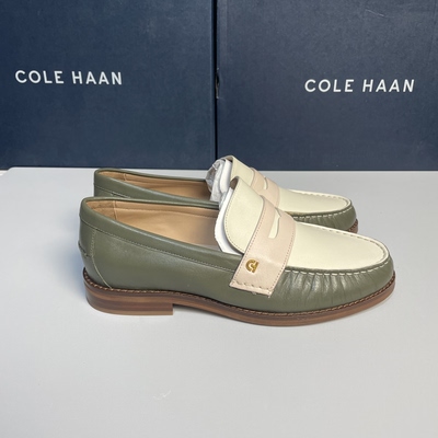 ColeHaan/歌涵女鞋拼接色乐福鞋
