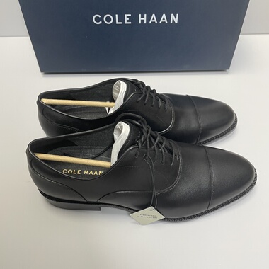 Cole Haan/歌涵男款黑色防水高端正装皮鞋时尚休闲 C37615