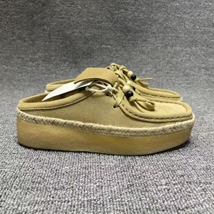 断码撤柜其乐动感女鞋春季时尚潮流舒适百搭休闲厚底袋鼠鞋