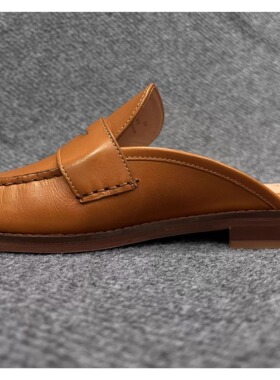 Cole Haan/歌涵女士皮拖鞋穆勒拖W29231